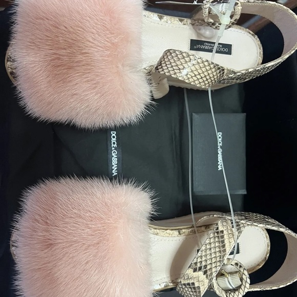 Brand New! Made In Italy Dolce Gabbana Women’s Size 6 Sandals - Picture 2 of 6